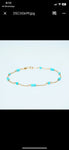 Turquoise chain bracelet