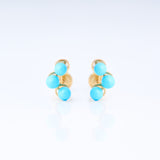 Three turquoise earrings