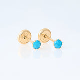 Mini turquoise stud