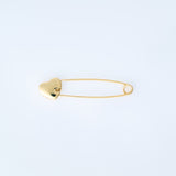 Yellow Gold Heart pin