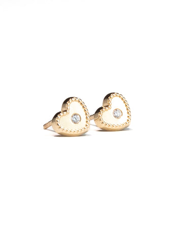 Capture My Heart Gold Earrings