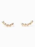 Bisel CZ Crawlers Lil Sis Earrings