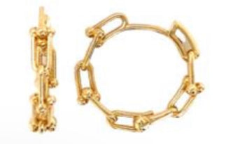 Yellow gold Chain hugggies