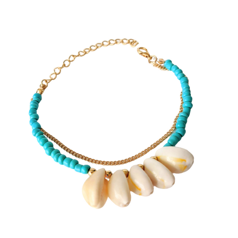 Turquoise Snail Bracelet