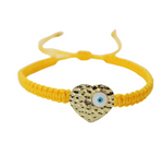 Heart Eye Yellow Macrame