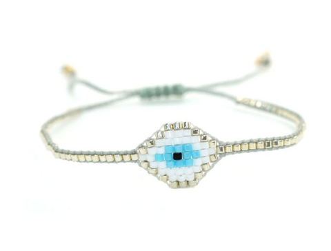 Evil Eye Silver Bracelet