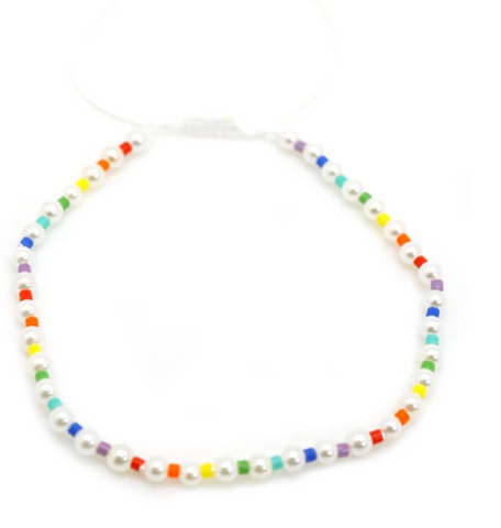 Mini Pearl Rainbow Bracelet