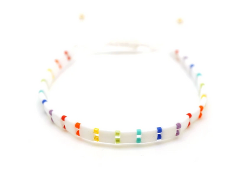 Rainbow Mother Of Pearl Bracelet