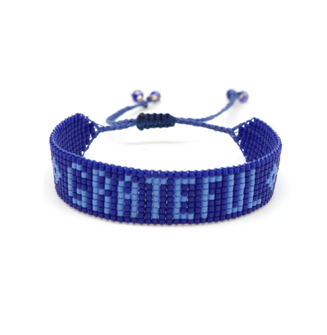 Grateful Blue Miyuki Bracelet