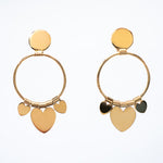 Hanging Heart Earrings