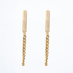 Chain Modern Stick Earrings