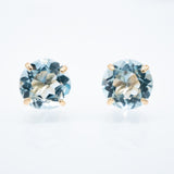 Aquamarine Mini Stud