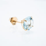 Aquamarine Mini Stud