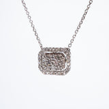 Rectangle Diamond Stunning Necklace