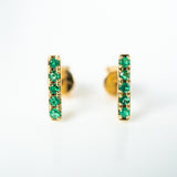 Emerald earrings