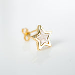 Mother of pearl star earing