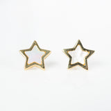 Mother of pearl star earing