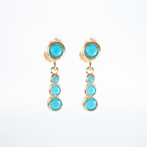 Long turquoise earings