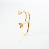 Modern yellow gold  earhug