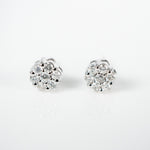 Flower stud Earrings 0.26