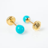 Mini turquoise stud