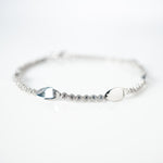 White gold bracelet tennis style