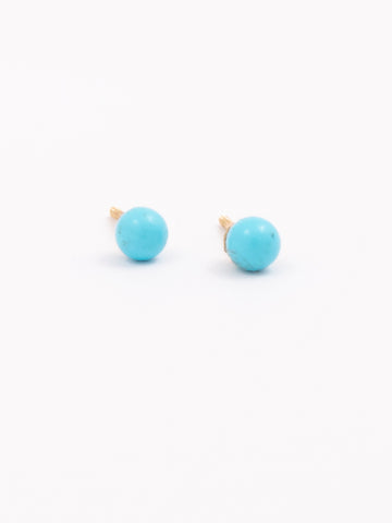 Classic Small Turquoise Earrings