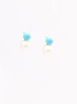 Pearl-Turquoise Baby Earrings