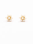 Flower Pearl Earrings Medium