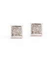 Mini Square Stud Earrings