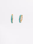 Turquoise Hoops Classic