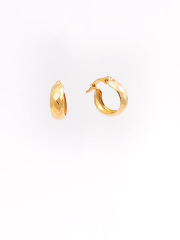 Yellow Gold Hoop Earrings