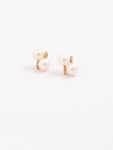 Classic Double Pearl Earrings