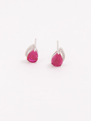 Ruby Drop Earrings