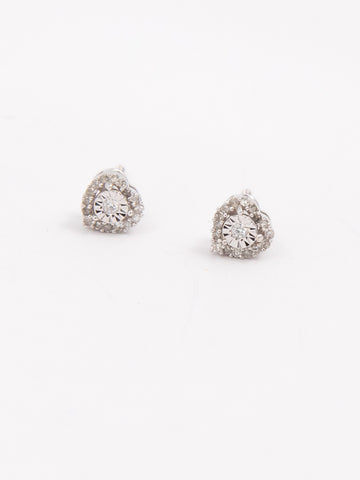 Heart Shaped Stud Earrings