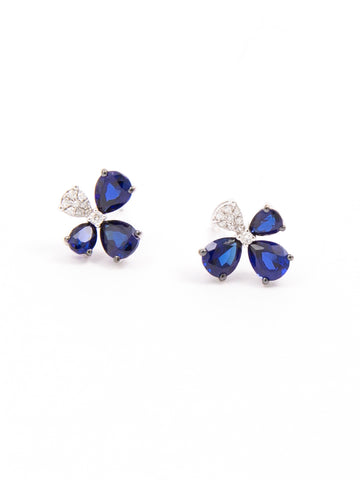 Stunner Sapphire Butterfly Earrings