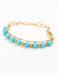 Half Turquoise Bangle