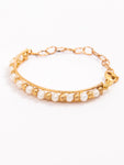 Half Pearl Bangle