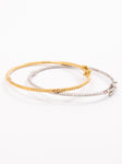 White Gold Bangle