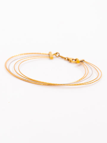 3 Gold Tones Bangle