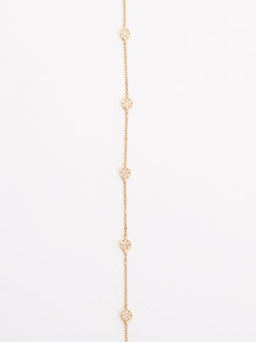 Diamond By The Yard Bracelet Yellow Gold