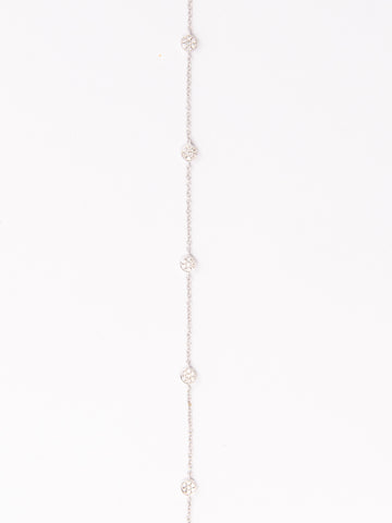 Diamond By The Yard Bracelet White Gold