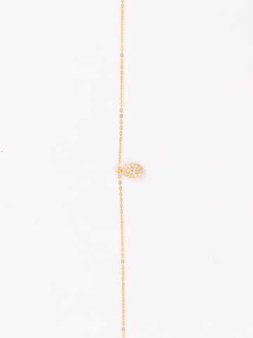 Delicate Diamond Drop Bracelet