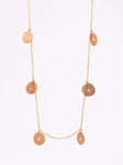 Modern Rose Gold & Diamonds Necklace