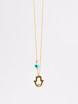 Hamsa And Turquoise Heart