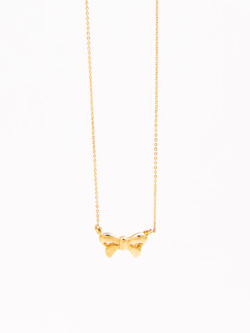 Bow Minimal Necklace