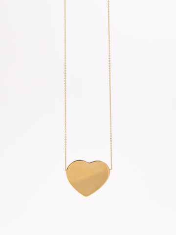 Heart Yellow Gold Choker