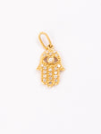 Mini Diamond Hamsa Pendant