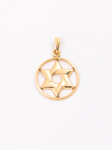 Mini Star Circled Pendant