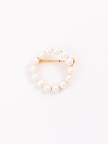 Round Pearl Pin